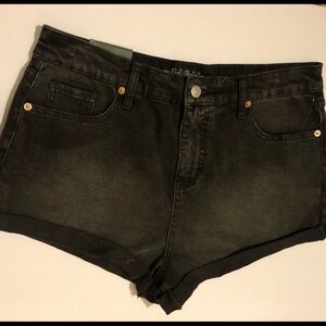 wild fable high rise black shorts